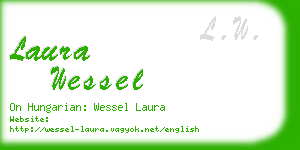 laura wessel business card